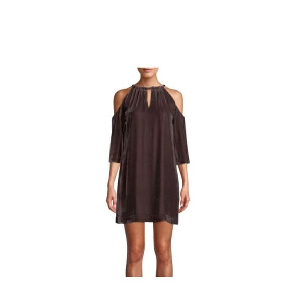 TRINA TURK EDEN DRESS IN BRANDYWINE VELVET SIZE 8 NEW WITH TAGS - Picture 2 of 7